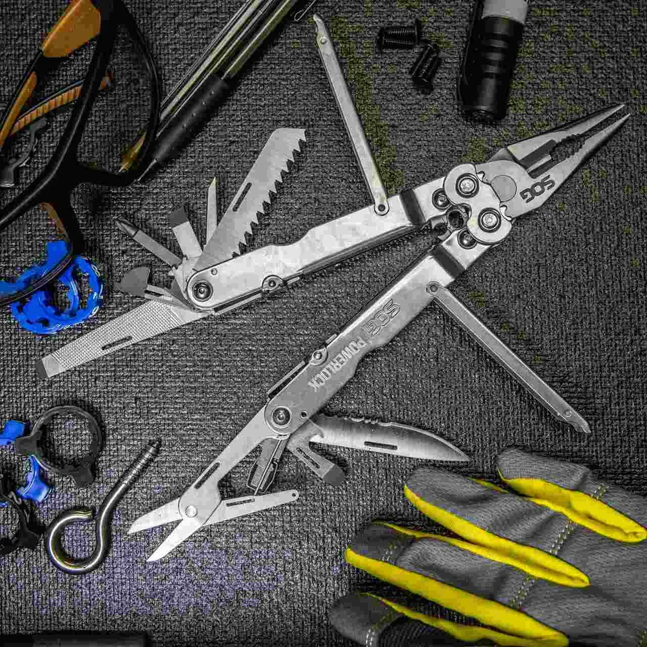 SOG PowerLock Satin, Scissors, Nylon Pouch